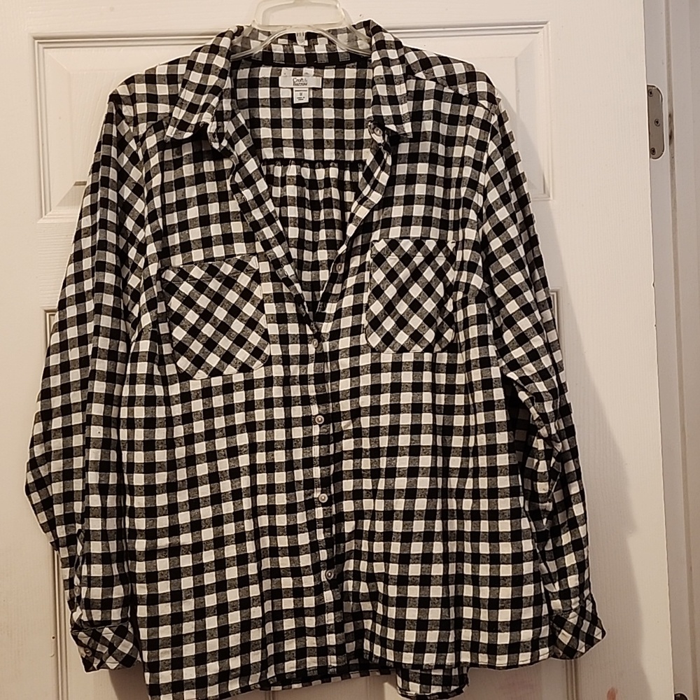 Plaid Croft & Barrow Button Up